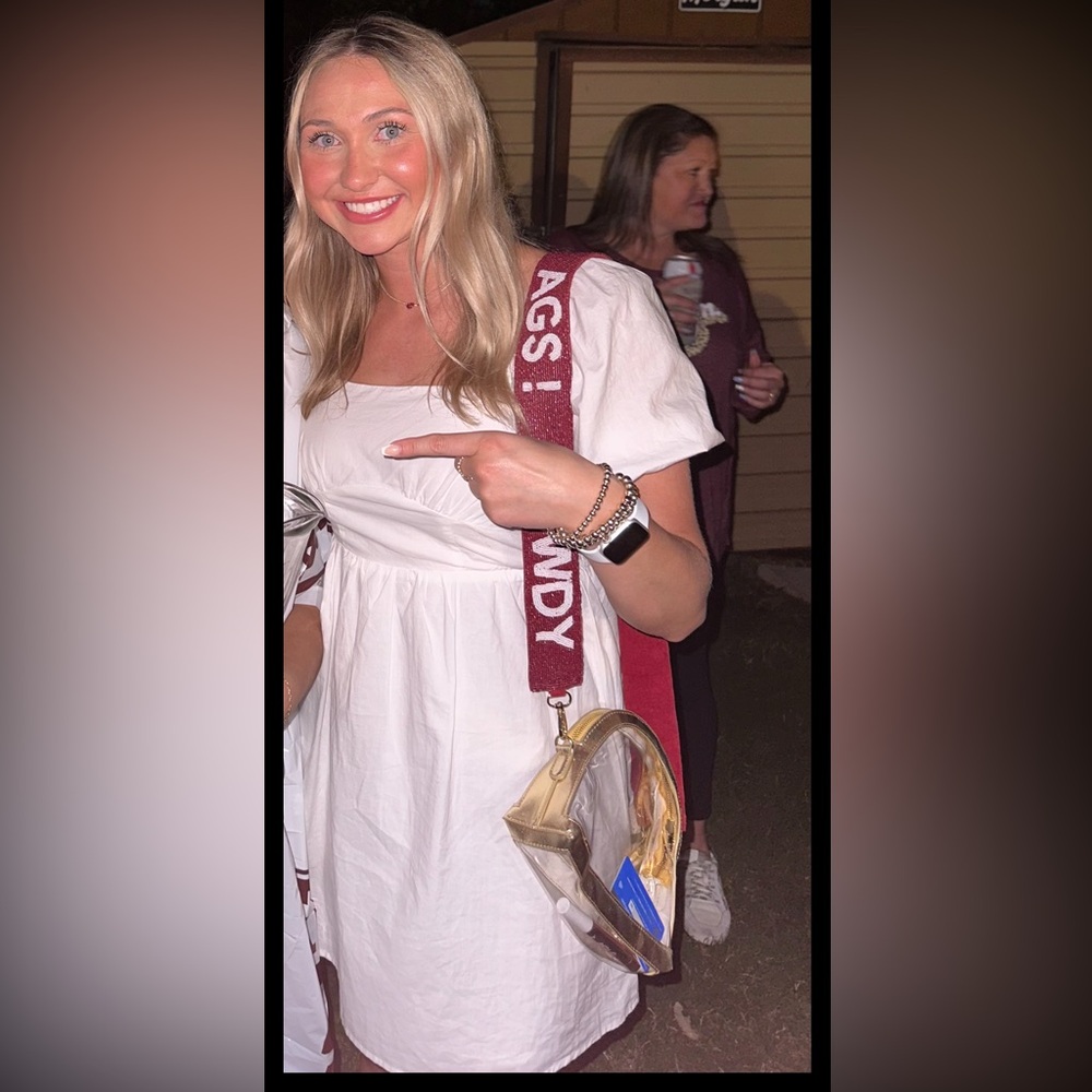 White American threads mini dress size medium